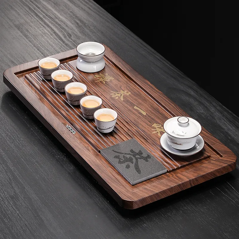 【天然實木】黑檀木雕刻功夫茶盤組|中式茶具套裝|實木泡茶盤 擺設收藏兩用 【天然實木】黑檀木雕刻功夫茶盤組|中式茶具套裝|實木泡茶盤 擺設收藏兩用